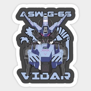 gundam vidar Sticker